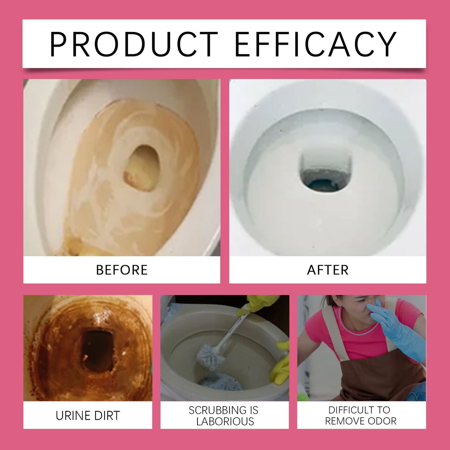 Jue-Fish Toilet cleaning effervescent tablets Household bathroom toilet odor removal, descaling, and cleaning