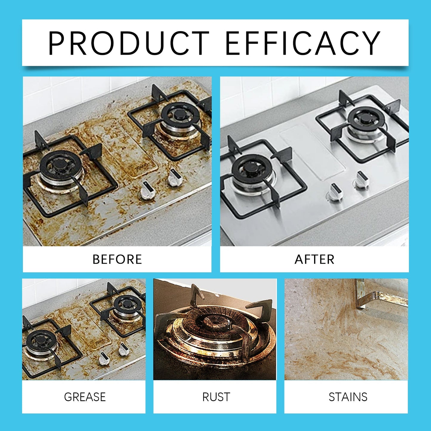 Jaysuing Multi-purpose cleaner Multi-purpose cleaning effervescent tablets, gentle cleaner for removing dirt, grease, and odors