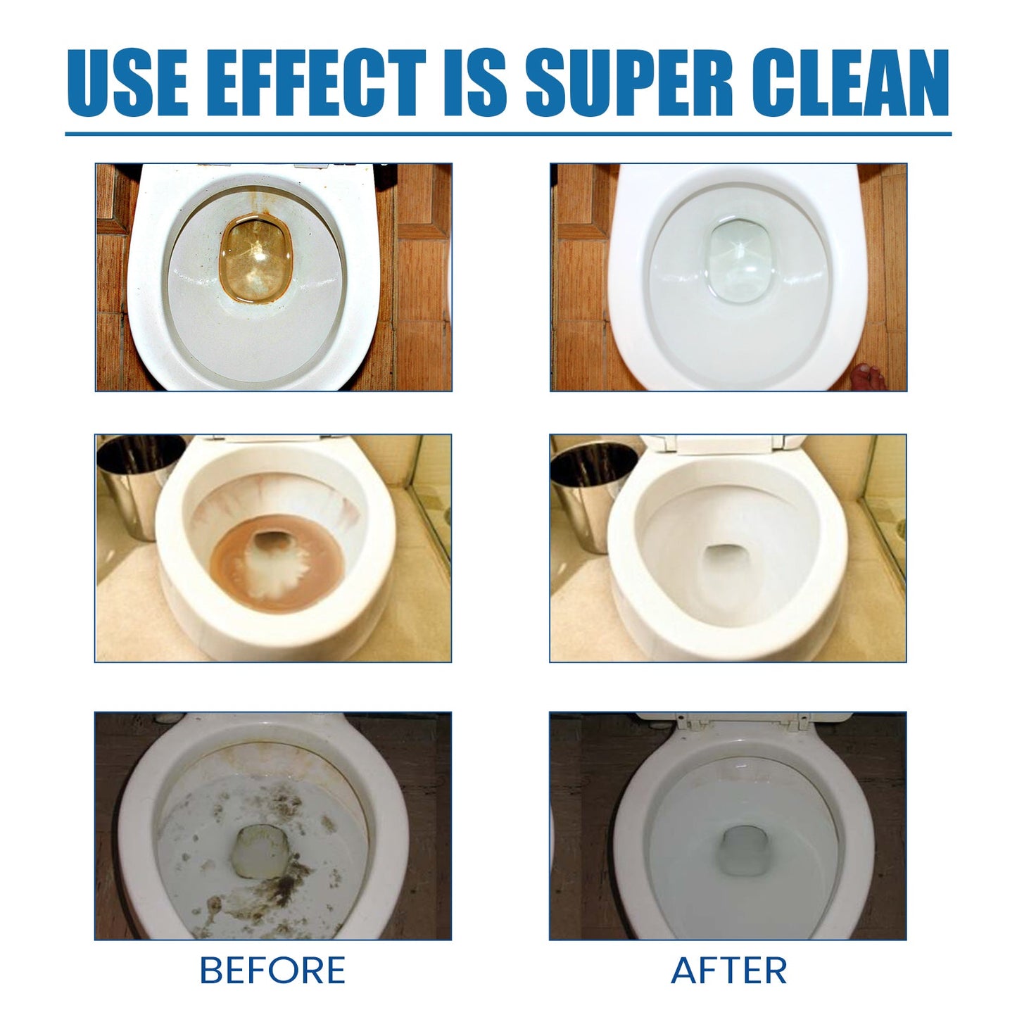Jakehoe Toilet cleaning tablets Multi-effect stain remover, descaler, urine stain remover, toilet cleaner, deodorizer, odor eliminator, fresh scent