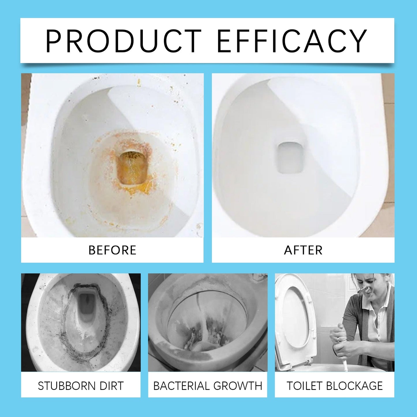 Jakehoe Toilet cleaning tablets Bathroom Toilet Deodorizer, Stain Remover, Descaler, Cleaning Bubble Tablets