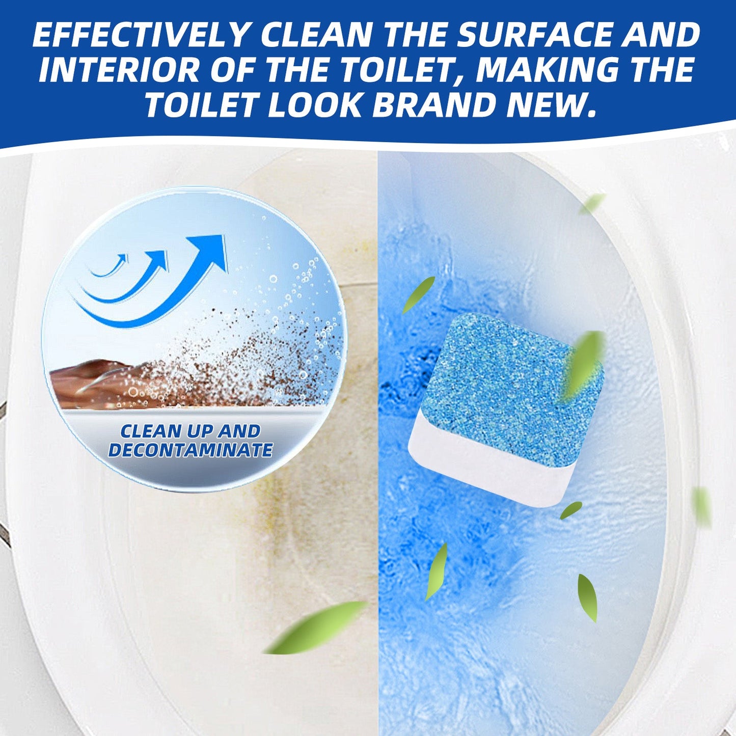 Jakehoe Toilet cleaning tablets(Barrel) Household Bathroom Toilet Deodorizing and Dirt-Removing Cleaning Tablets for Urine Stains