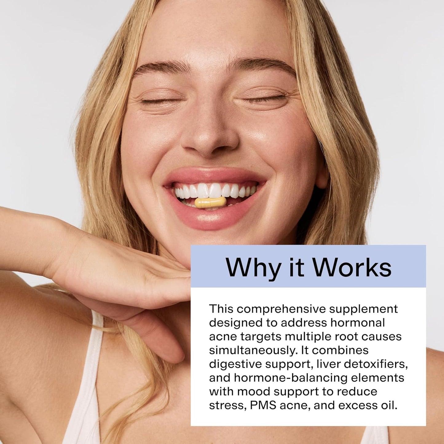 CLEARSTEM - Hormonal Acne Supplement (5-HTP) - Natural DIM Supplement - Skin Care Vitamins - Hormone Balance, Antioxidants - Gluten Free, Cruelty Free - 30 Servings, 90 Capsules-Shop