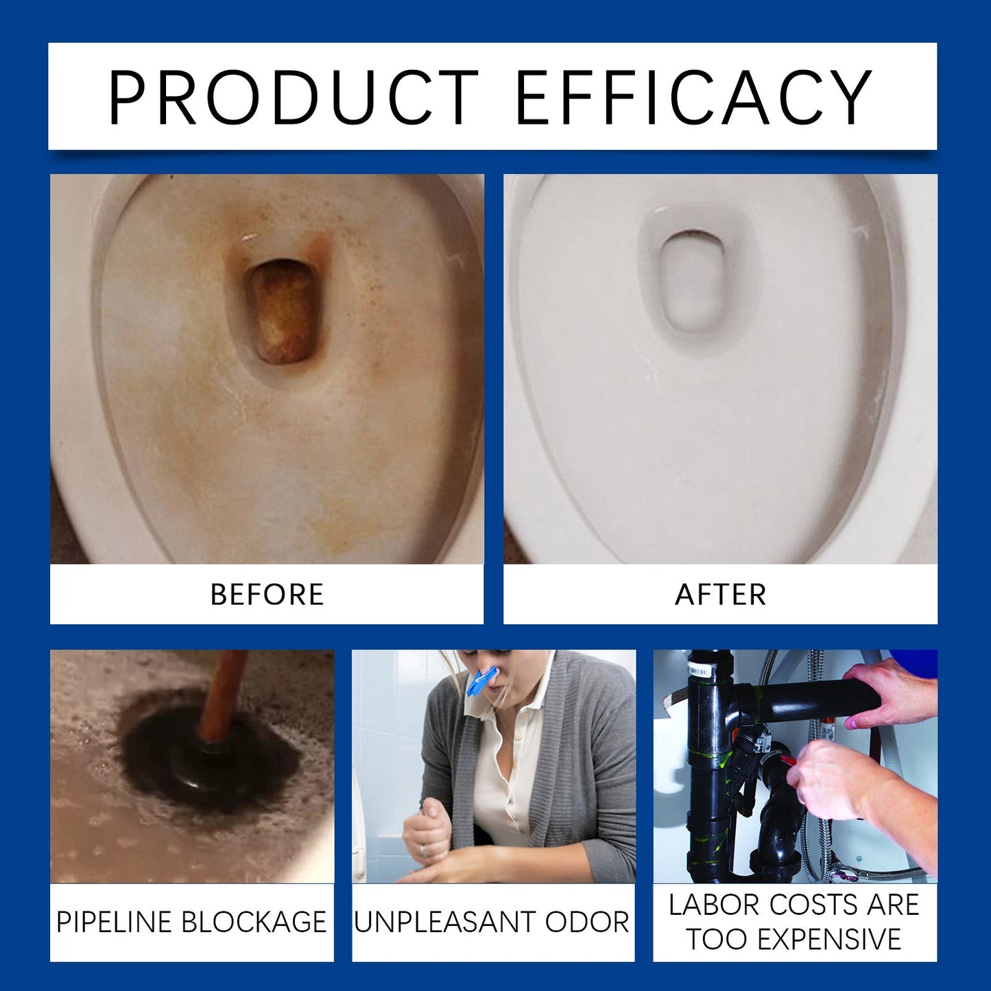 Jaysuing Toilet cleaning tablets Fragrant cleaning products for bathroom cleaning, toilet descaling, and odor removal