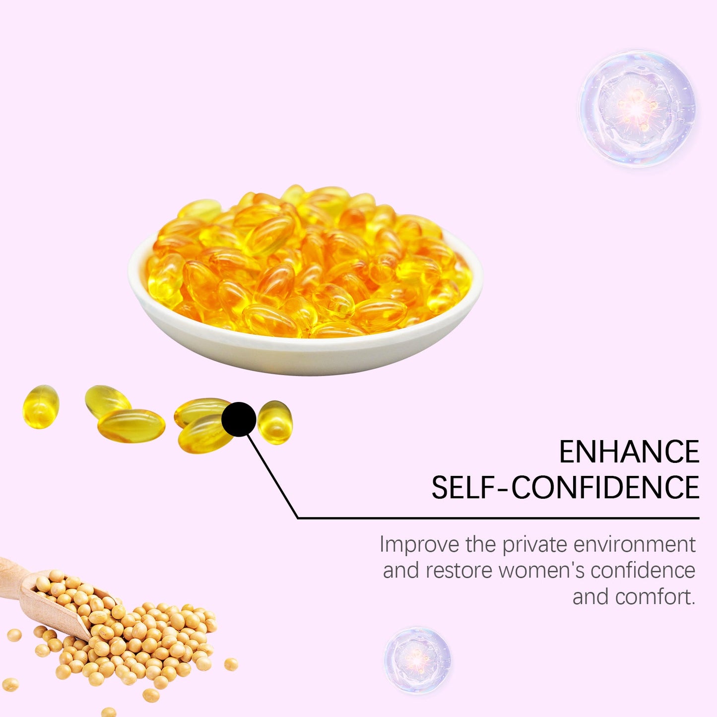 North Moon Women's Body Care Capsules Gentle body care moisturizing daily refreshing comfort capsules