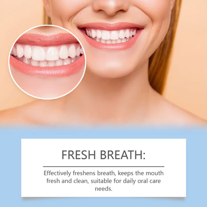 Oralhoe Mint Fresh Toothpaste Tablets Cleans dental stains, yellow teeth, and bad breath, and brightens the tooth surface with care tablets