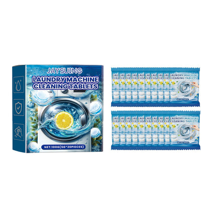 Jaysuing Washing machine stain remover effervescent tablets Cleaning tablets for deep stain removal in washing machine tubs