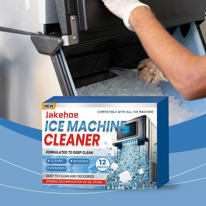 Jakehoe Ice Maker Cleaning Tablets Convenient and gentle household cleaning, descaling, deodorizing, and daily maintenance of ice makers