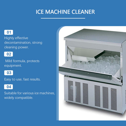 Jakehoe Ice Maker Cleaner Daily gentle cleaning, descaling, deodorizing, and decontamination care for ice maker cleaning