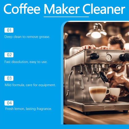 Jue-Fish Coffee machine cleaning tablets Cleaning and descaling the coffee machine filter to maintain and clean it from dirt
