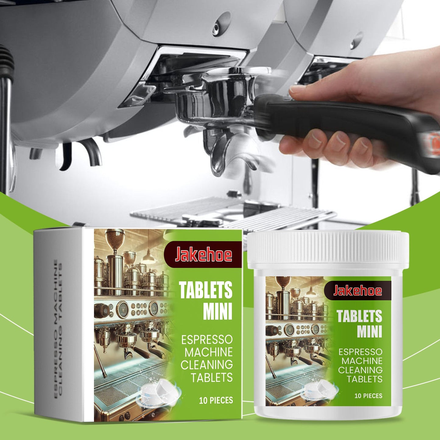 Jakehoe Coffee machine cleaning tablets Specialized cleaning and descaling tablets for coffee machines to remove coffee stains and renovate