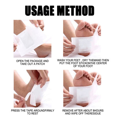 South Moon Natural herbal foot patches for dehumidification and foot massage Relieve physical stress, relax the body and mind, and aid sleep with foot patches