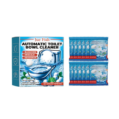 Jue-Fish Automatic Toilet Cleaning Tablets Toilet deodorizing and descaling automatic toilet odor-removing effervescent tablets