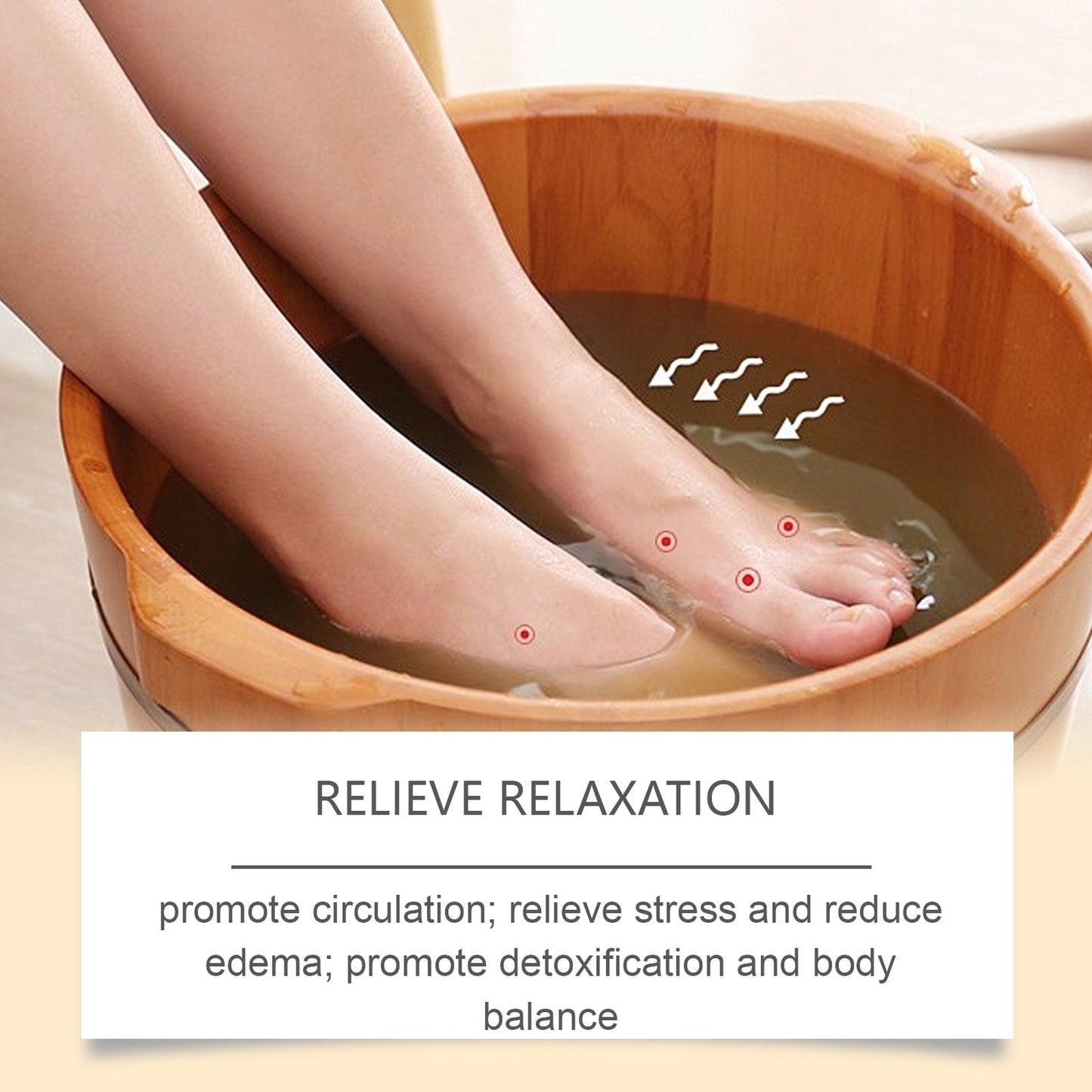 Houkea  Foot bath beads Gently cleanses foot skin, relieves dryness, and provides comfort with herbal foot soak beads