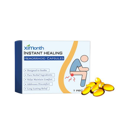 Ximonth Herbal Hemorrhoid Capsules Relieves Anal Discomfort, Eliminates Hemorrhoids, Body Care, Anal Comfort Care Capsules