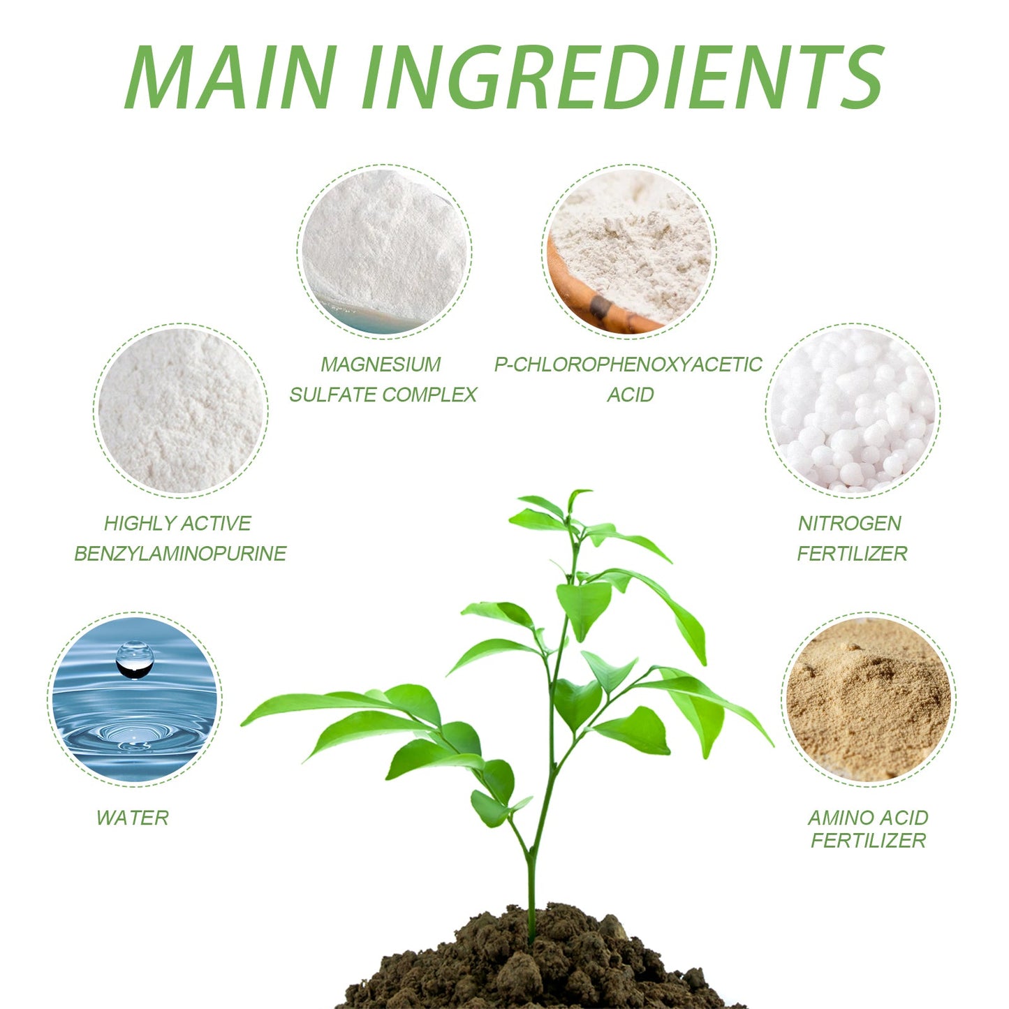 Yegbong Plant Nutrients Flower pot plants, lawn, green leaf plants, fertilizer, root growth nutrient