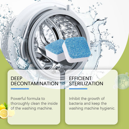 Jakehoe Washing machine cleaning tablets Drum-type washing machine tank cleans dirt, removes odors, and leaves a pleasant fragrance