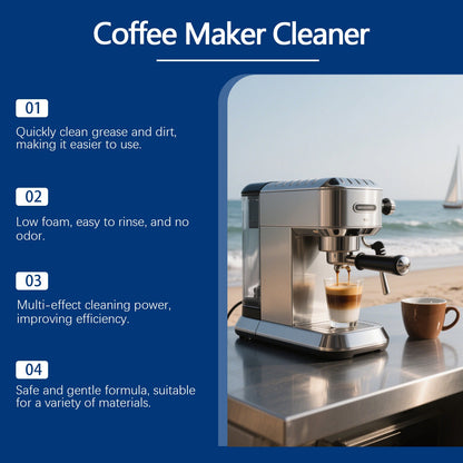 AMZ Coffee machine cleaning tablets Daily gentle cleaning of stains and scale, portable universal coffee machine cleaning and maintenance tablets
