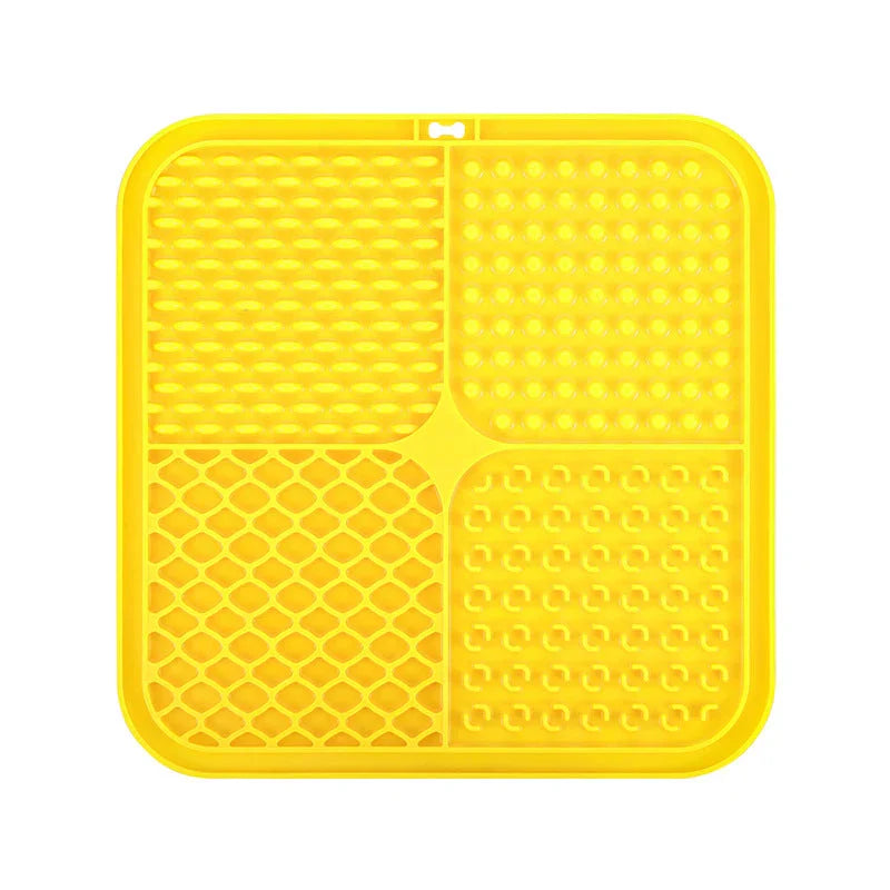 Silicone pet licking pad