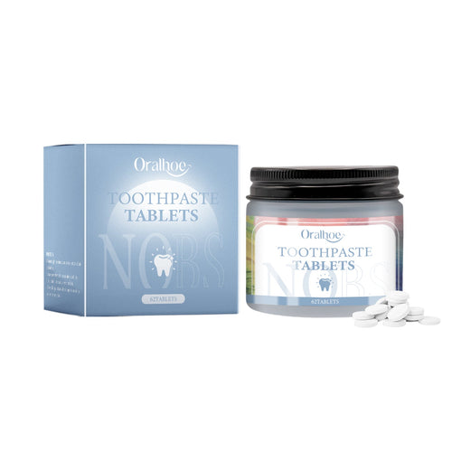 Oralhoe Toothpaste tablets Mild ingredients clean dental dirt, protect enamel, dental care toothpaste tablets
