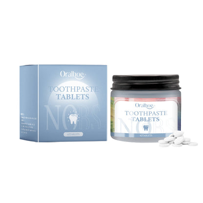 Oralhoe Toothpaste tablets Mild ingredients clean dental dirt, protect enamel, dental care toothpaste tablets