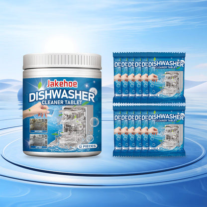 Jakehoe Dishwasher cleaning tablets（Barrel） Specialized cleaning tablets for kitchen utensils and tableware to remove grease, odors, and scale