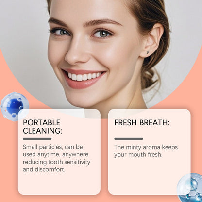 Feimuko Mint mouthwash tablets Gentle teeth cleaning, refreshing mouthwash, portable mouthwash tablets for travel
