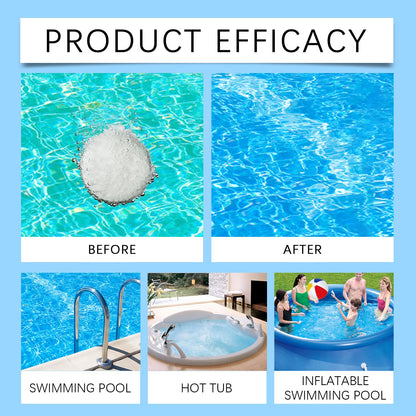 MoonSpry Pool cleaning slow-release tablets Swimming pool water decontamination, deodorization, and multi-functional cleaning effervescent tablets