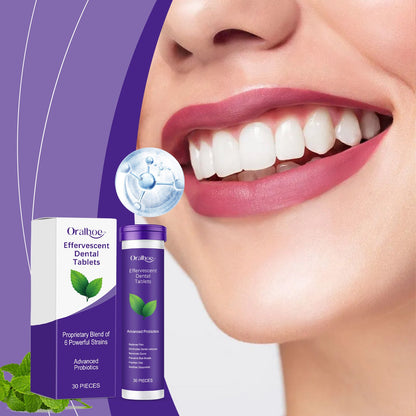 Oralhoe Fresh Breath Toothpaste Tablets Gentle gum protection dental tablets freshen breath, clean the mouth, and polish teeth