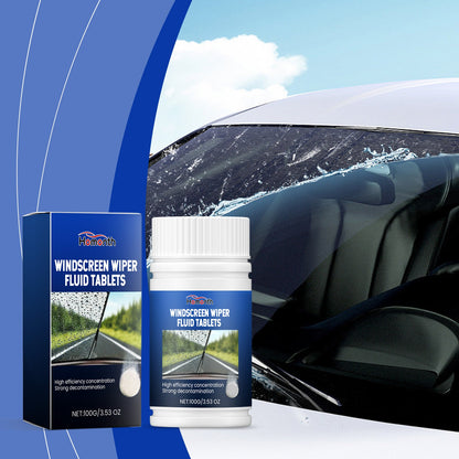 Homonth Car windshield cleaning effervescent tablets Removes stains and oil film, cleans windshield for a clear and bright finish