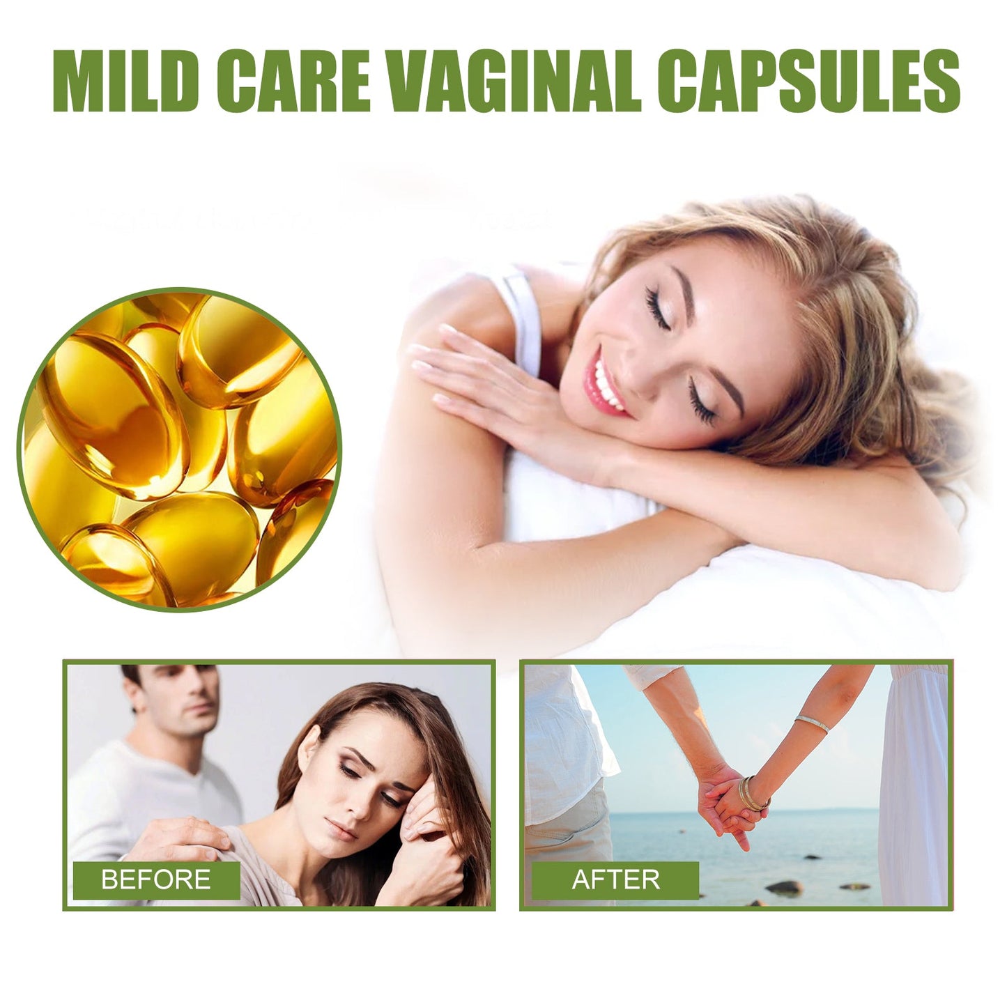South Moon Women's Care Capsules Body cleansing, odor removal, itch relief, firming, gentle care capsules