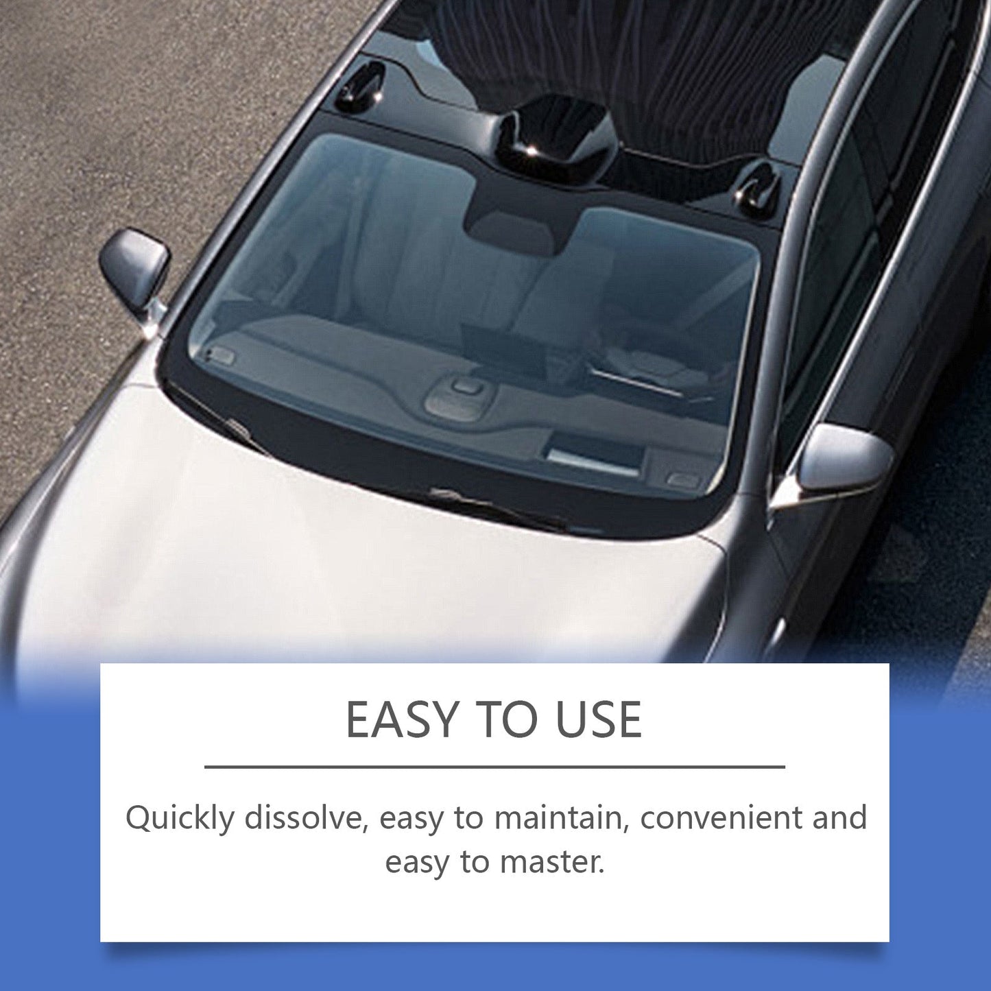 Homonth Car windshield cleaning tablets Car window anti-rain, waterproof, anti-fog glass cleaning effervescent tablets