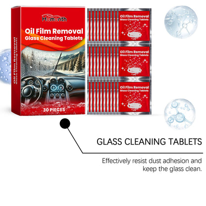 Homonth Car windshield effervescent tablets, car window rainproof, waterproof, anti-fog, cleaning car glass effervescent tablets