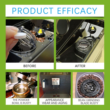 Jakehoe Coffee machine cleaning tablets Specialized cleaning and descaling tablets for coffee machines to remove coffee stains and renovate