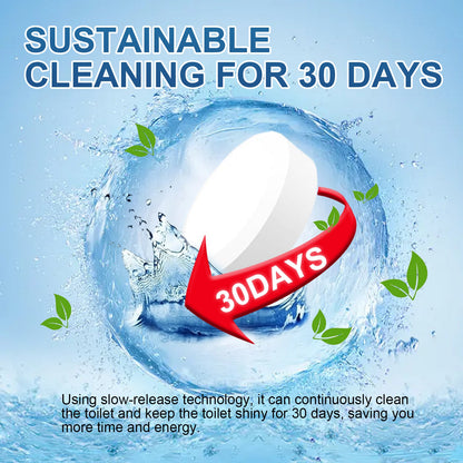 Jaysuing Cleaning tablets Household Toilet Deodorizing, Stain Removal, Descaling, and Cleaning Effervescent Tablets