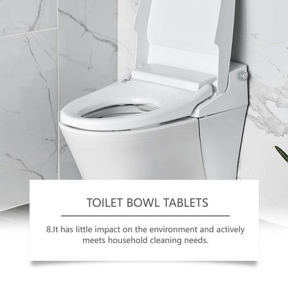 Jue-Fish Toilet cleaning effervescent tablets Quickly Dissolving Toilet Deodorizing, Descaling, and Stain-Removing Cleaning Tablets