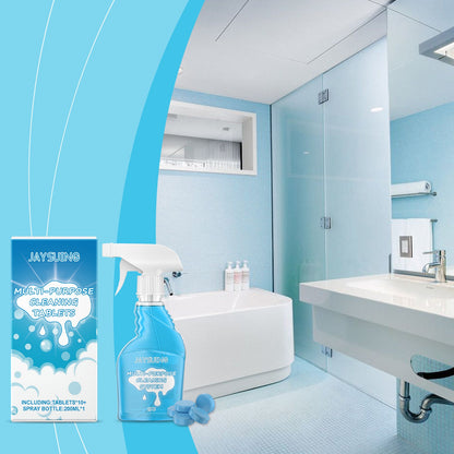 Jaysuing Multi-purpose cleaner Multi-purpose cleaning effervescent tablets, gentle cleaner for removing dirt, grease, and odors