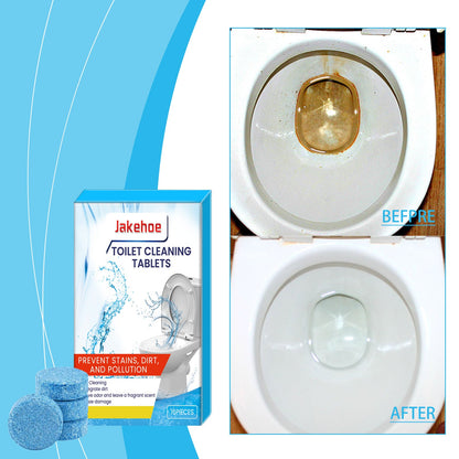 Jakehoe Toilet cleaning tablets Bathroom Toilet Deodorizer, Stain Remover, Descaler, Cleaning Bubble Tablets