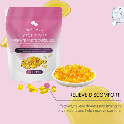 North Moon Women's Care Capsules Gentle nourishment for women's body skin, moisturizing and daily care