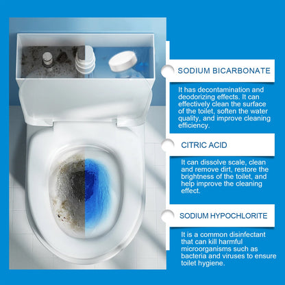 Jue-Fish Automatic Toilet Cleaning Tablets Toilet deodorizing and descaling automatic toilet odor-removing effervescent tablets