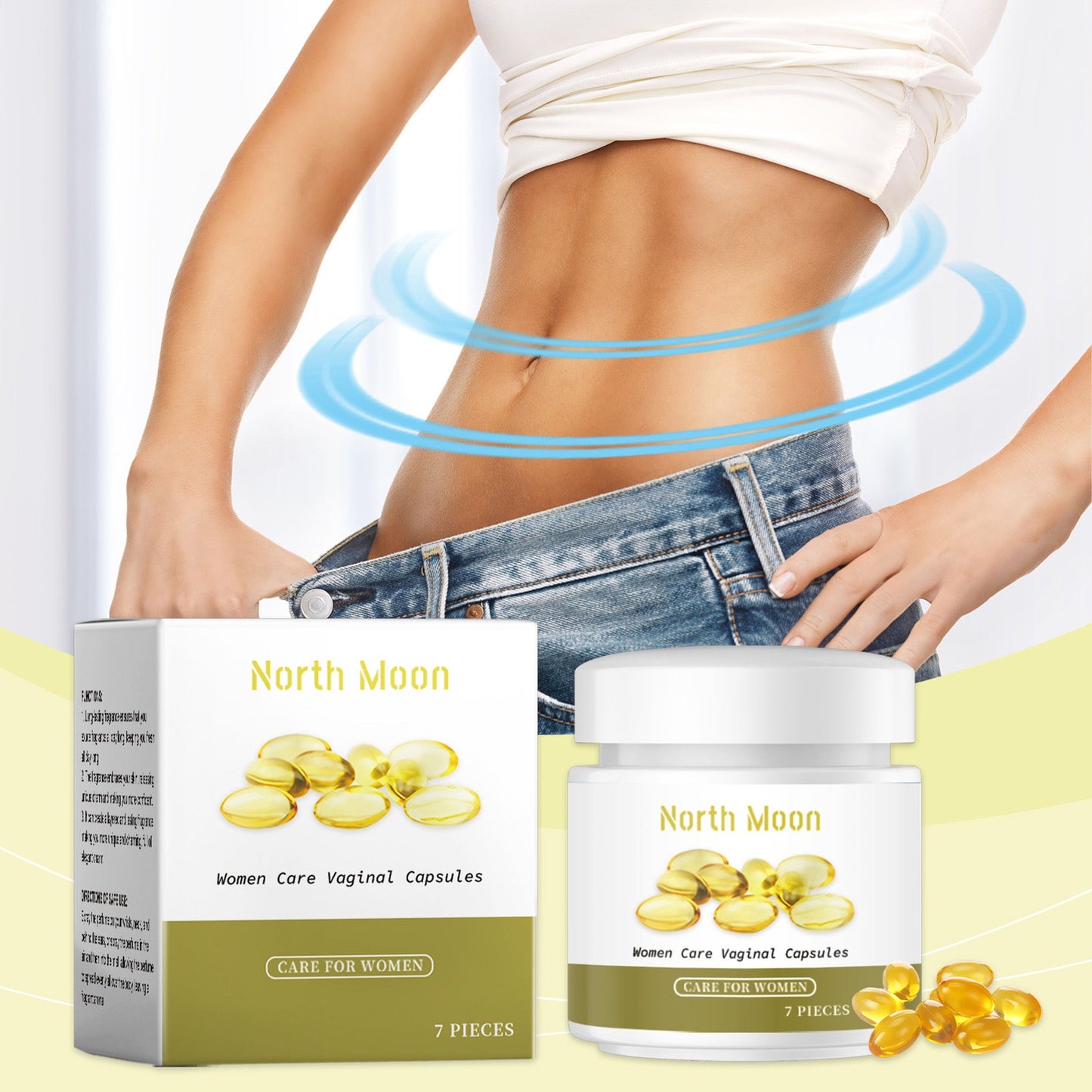 North Moon Body care capsules Gentle Firming and Moisturizing Skin and Body Care Patch for Lazy People