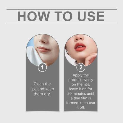 zephoco Matte Peel-Off Lip Glaze Series Nourishing lip care, hydrating and moisturizing, natural and long-lasting color makeup