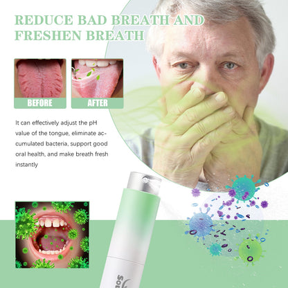 South Moon Cracked Tongue Relief Spray Relieves tongue cracks, freshens breath, and eliminates bad odor oral spray