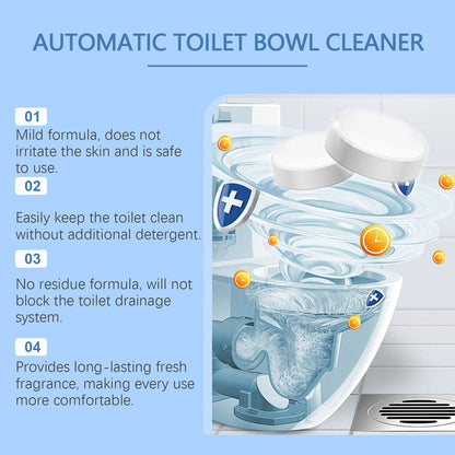 Jakehoe Toilet cleaner tablets Toilet cleaner for eliminating odors and removing urine stains, cleans stubborn toilet stains