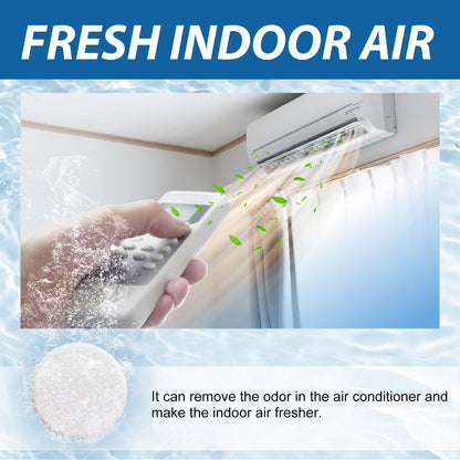 Jakehoe Air conditioner cleaning tablets 家用空调内机专用挂机去异味除垢空调清洁片