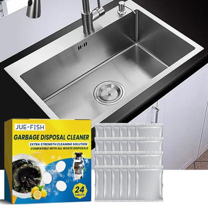 Jue-Fish Sink cleaning tablets Kitchen sink cleaning tablets for removing stains, grease, and unclogging pipes
