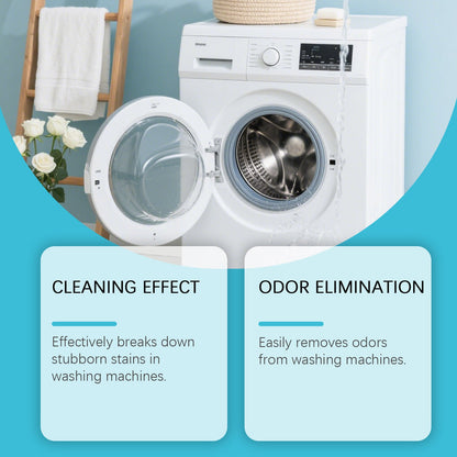 Jakehoe Washing machine cleaning tablets Daily household drum washing machine gently cleans stains, scale, and odors