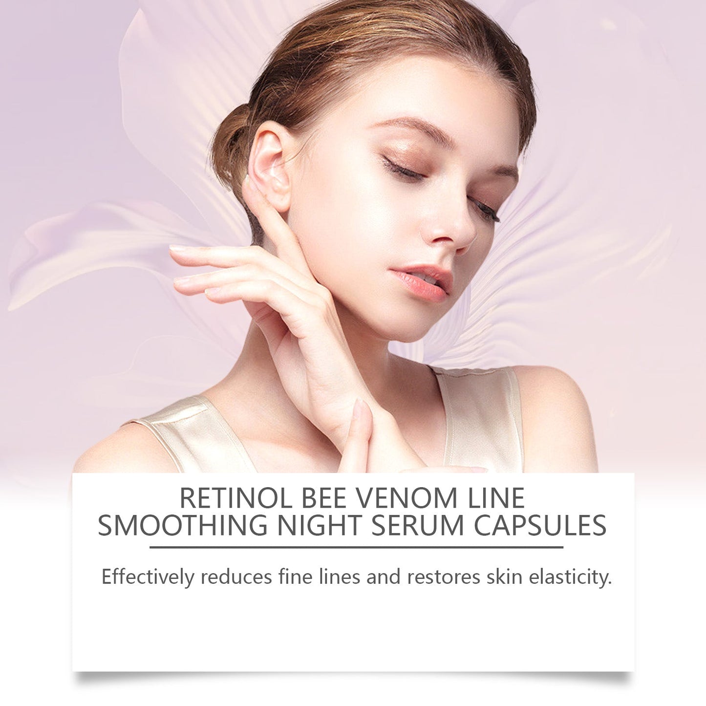 Hoygi Retinol and Bee Venom Facial Capsules Gentle moisturizing facial skin firming and skin texture improving hydrating capsules