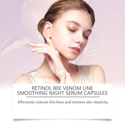 Hoygi Retinol and Bee Venom Facial Capsules Gentle moisturizing facial skin firming and skin texture improving hydrating capsules