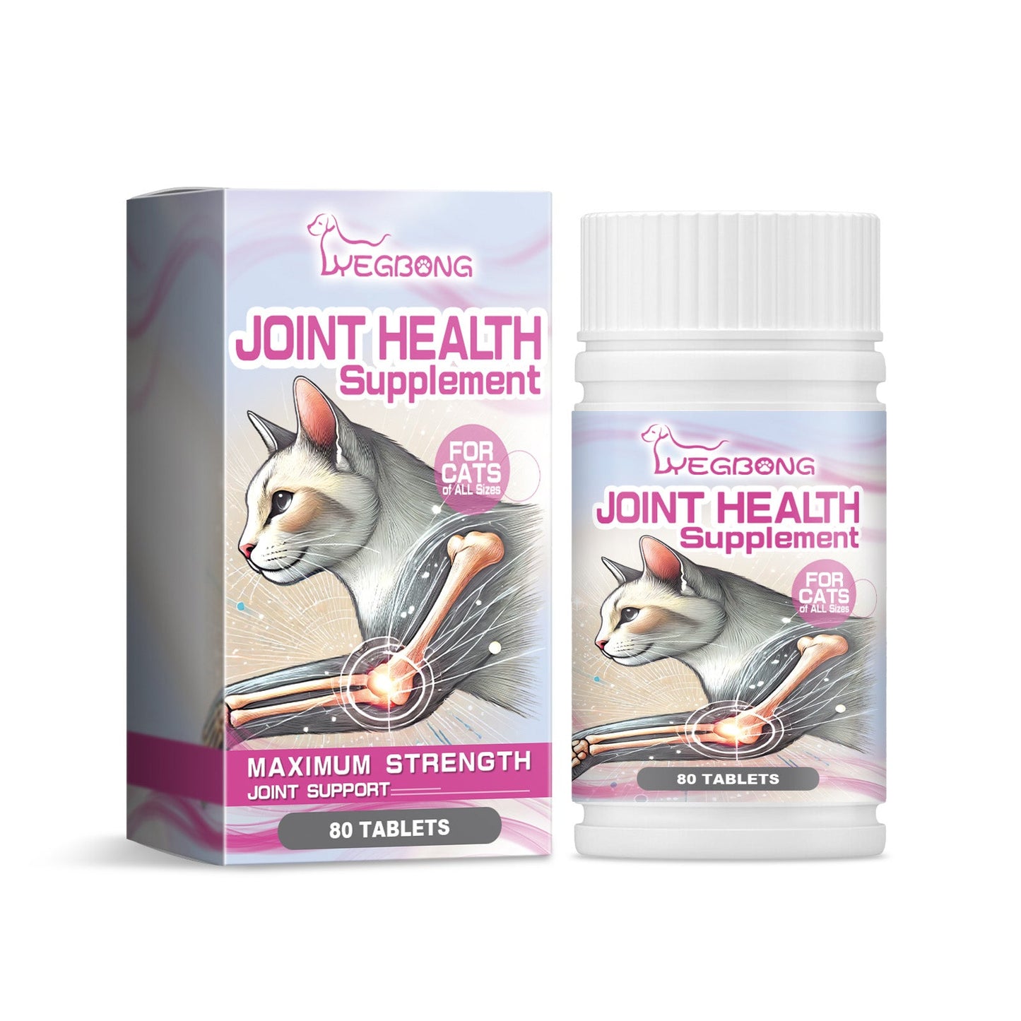 Yegbong Joint care tablets for cats Pet Cat Joint Care: Protecting and Maintaining Pet Joint Health