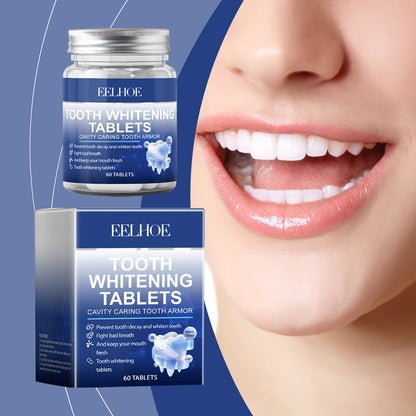EELHOE Fresh Breath Mouthwash Tablets Clean oral hygiene, care for shiny teeth, portable solid toothpaste tablets